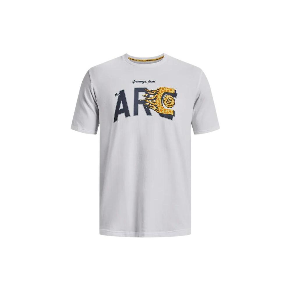 Under Armour Curry ARC Logo T-shirt White Men s 1376804-100 M