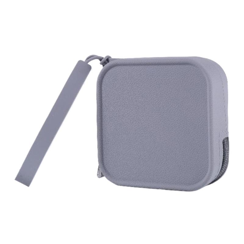 

Portable Sturdy Silicone Materials Jewelry Holder Water Resistant Dustproof Designs Accessory for Everyday Use сірий колір