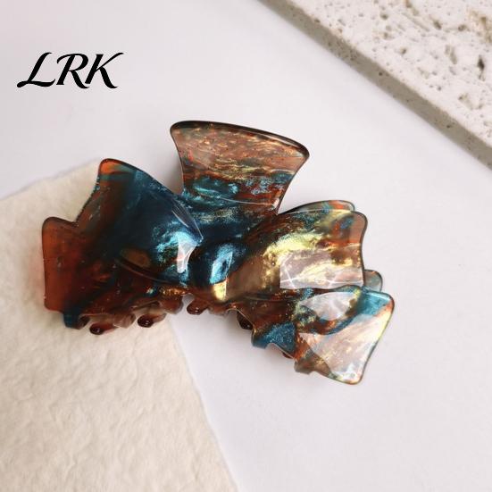 Break-resistant Hair Claw for Women, Bowknot Shape Clip, Anti-slip Teeth Clip For Daily Use Shark Claw, Comfortable Fit Accessory Thick