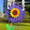 Colorful Sunflower Double-Layer Children's Handheld Pinwheel for Outdoor Decoration