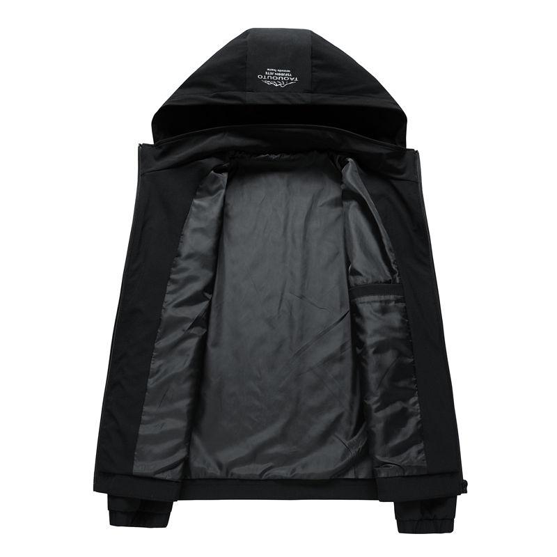 Spring and Autumn Jacket Men's Hooded Jacket In Youth Upload Sports Casual Jacket Male Slim Loose Male Jacket