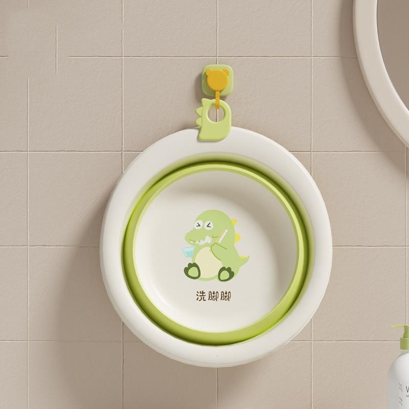 Skládací umyvadlo pro děti, Přenosné umyvadlo, Silný plastový lavor pro miminka, Domácí dětská malá miska