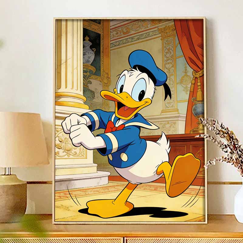 Disney Donald Duck Diamond Paint Painting Art Kit Handmade DIY5D Home Decor Gift