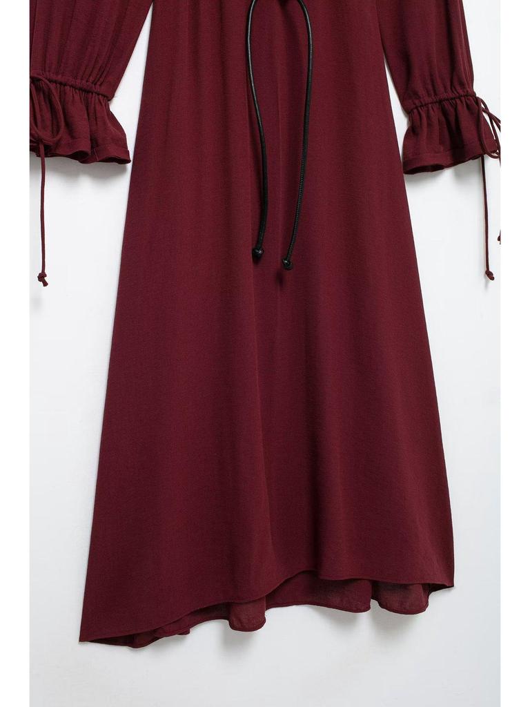 Spring 2025 European & American Women's Layered Midi Dress