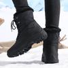 Winter Snow Boots Women High Top Outdoor Warm Thick-soled Plush Hiking Shoes Women Anti-slip, Durable Casual Ankle Boots Women