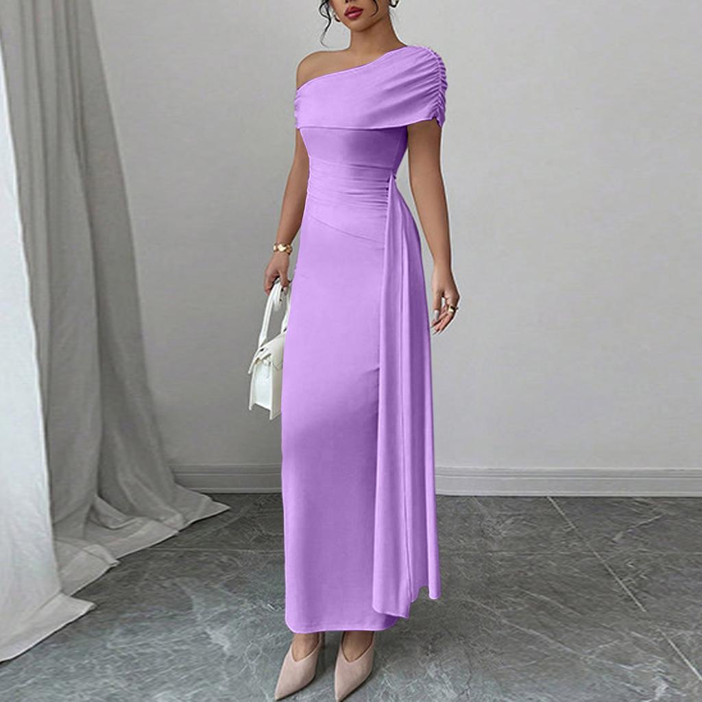 Women's Casual Fashion Short Sleeve Retro Retro Dress