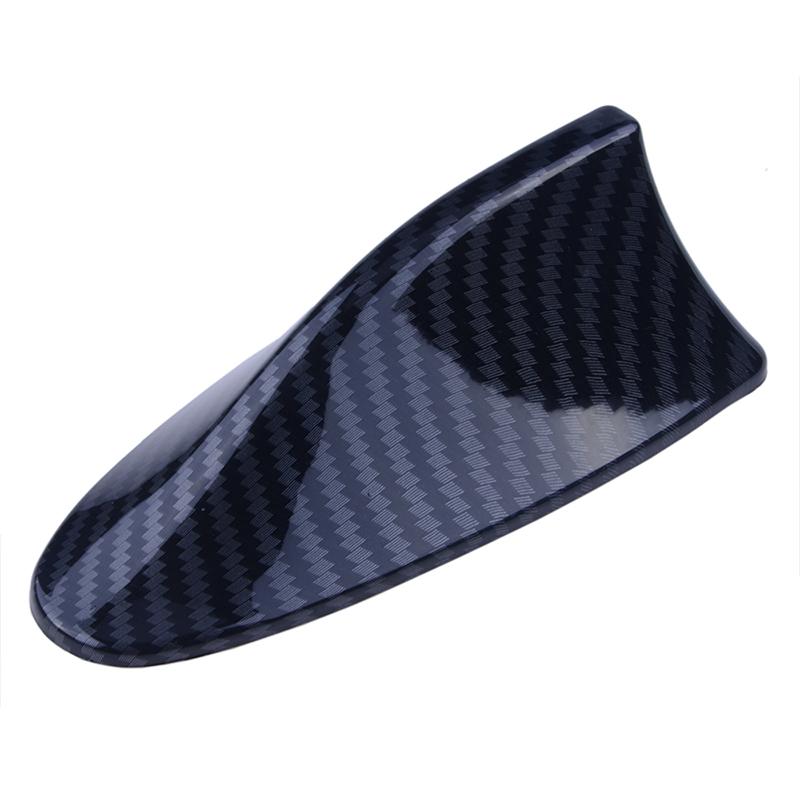 Car Shark Fin Decorative Antenna Suitable for Car Universal Modified Wireless Roof Tail Antenna Auto Parts Carbon Fiber Exterior