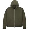 X Travis Scott Solid Color Hooded Zip-Up Jacket Men Outerwear Army-Green DZ5501-325
