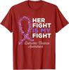 Her Fight Is My Fight No Violence Heart Ribbon Gift Unisex T-Shirt