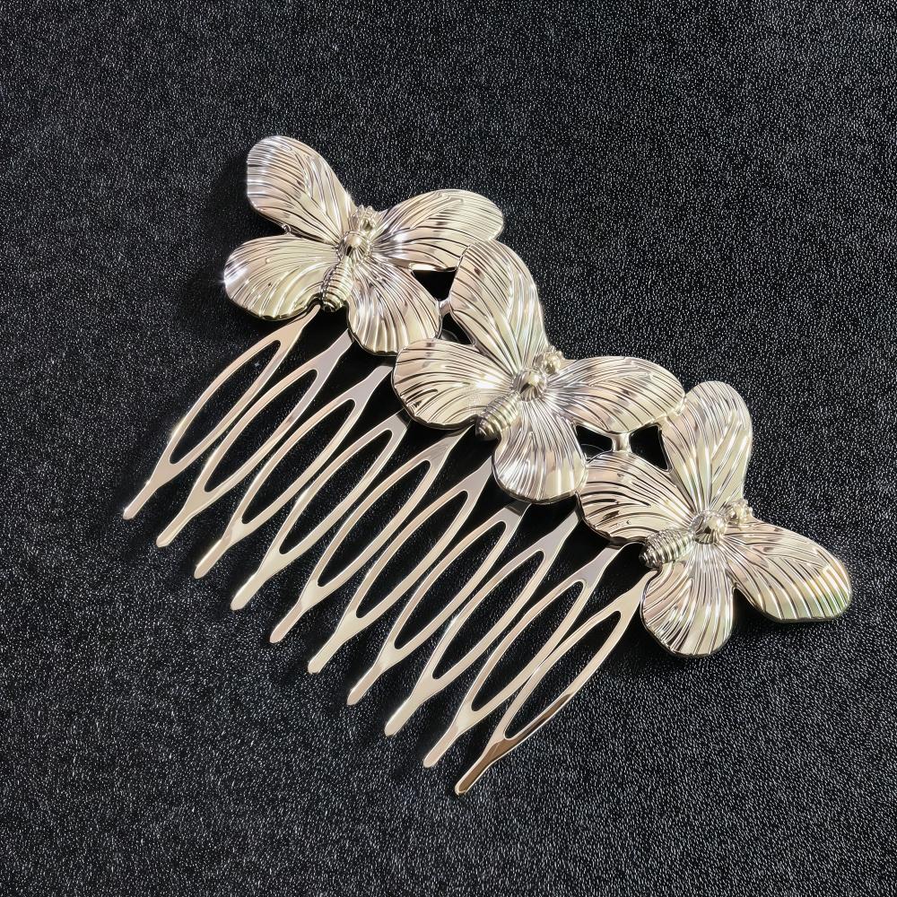 Fashion Butterfly Hair Clip Pins Metal Bridal Hairpin for Women Hair Barrettes Luxury Hair Bangs Clip Wedding Hair Accessories