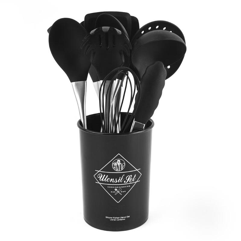 SMVP Silicone & Stainless Steel Kitchen Utensil Set