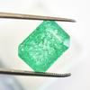 RARE Emerald Shape   13 Ct NATURAL Green Emerald Loose Gemstone