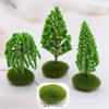 Miniature Garden Mini Simulation Landscape Tree Plastic Building Model Tree OB11 Micro Landscape Scene Production Material