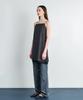 Sillot Chain Layered Mini Dress (Charcoal)
