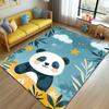Super Soft Panda Rug for Living Room Cute Kids Game Mat Fluffy Carpet Home Decor Floor Mat Non Slip
