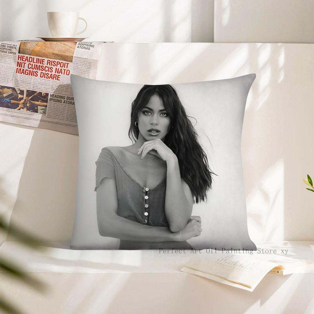 Певица Мартина Стоессель TINI Наволочка Модная Квадратная Наволочка Спальня Диван Комната Внутреннее Украшение Подушка для Отдыха Чехол 40x40 16x16Inch