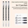 LANGUO Overlayable High-Capacity Replacement Gold/Silver/White/Black Drawing Gel Pens for Art Marker Stationery School Supplies