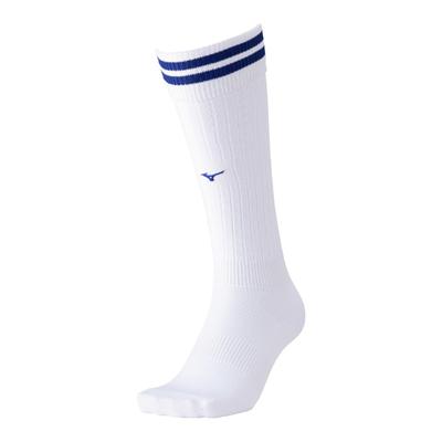 Fußballstrümpfe Socken P2MXC000 Unisex Weiß/Blau 25-27cm
