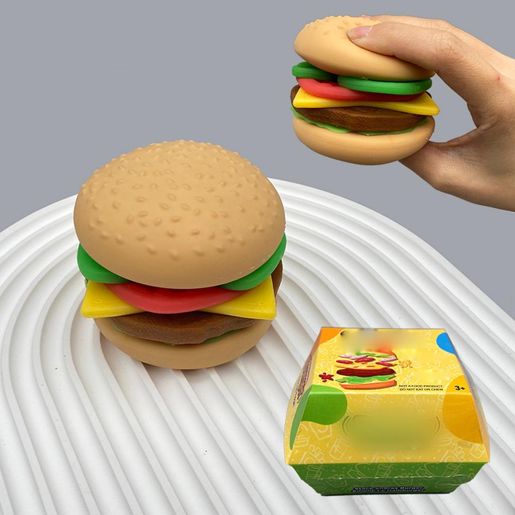 Simulations-Hamburger-Stressabbau-Spielzeugset zum Kneifen
