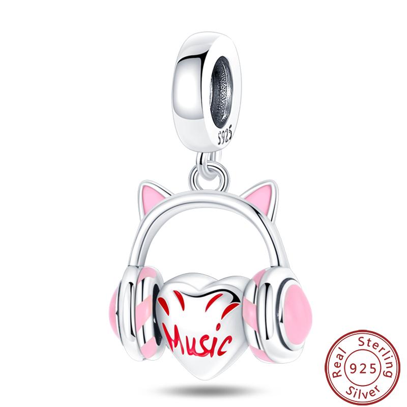 Copper Sincere Emotions Multiple Styles Heart-Shaped Romantic Charms Beads 3Mm Diy Fine Jewelry Making