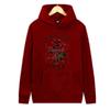 Autumn and Winter New Personalized 1980 Flower Printed Clothing Men and Women Hoodie Lovers Pullover Jogging Sports Hoodie