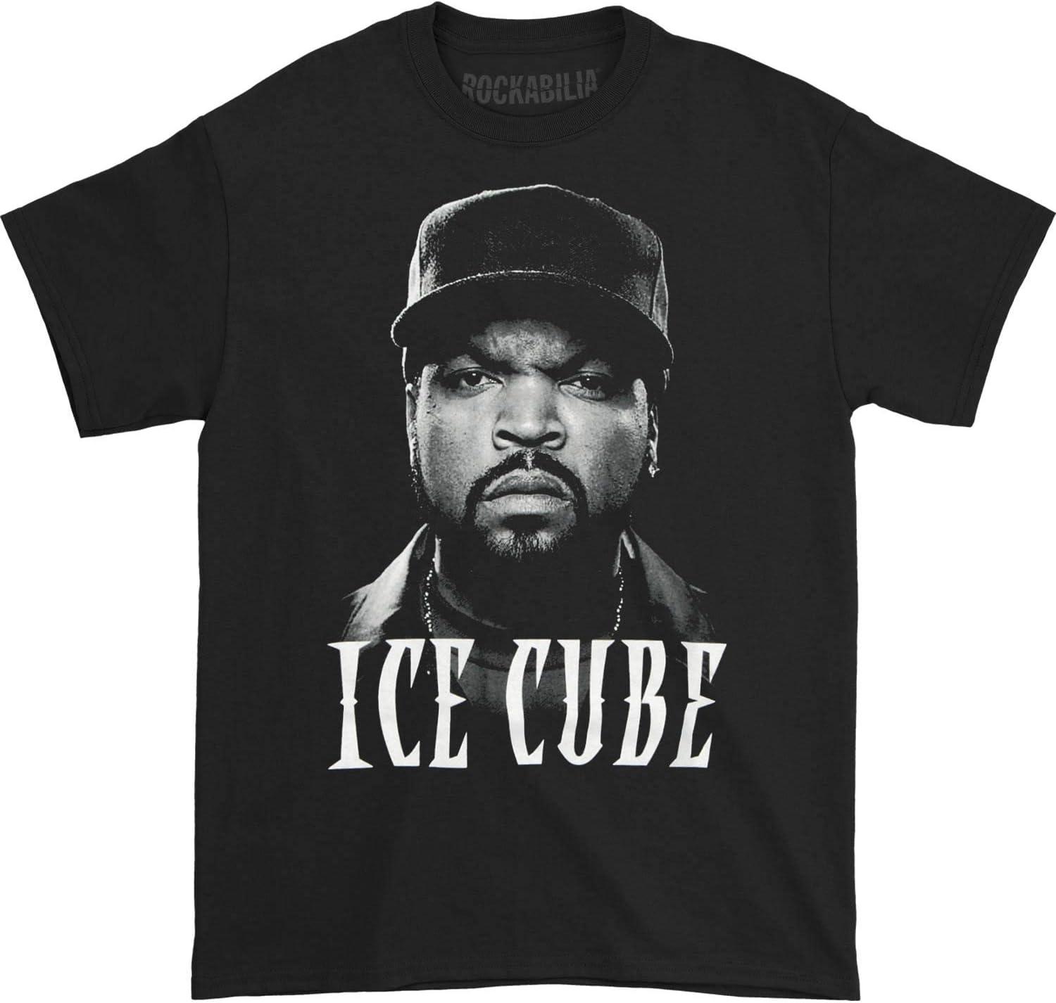 

Чоловіча футболка Ice Cube з великим обличчям Середній Чорний XXXXXL чорний