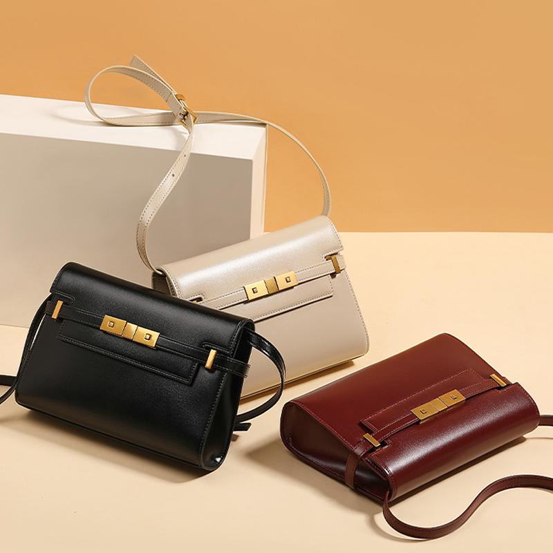 Luxury Retro Women's Handbag Original Brand Yangshulin Manhattan Armpit Bag High-End Feelings Fashiable Women's Bag