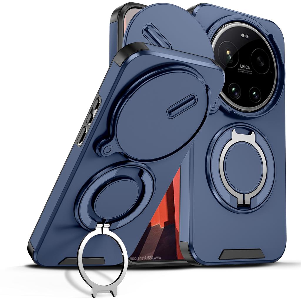 Fundas Para For Xiaomi 17 Ultra Case Shockproof Magnetic Car Mount Cover For Mi 17 Ultra Cases Camera Slide Lens Protect Coque