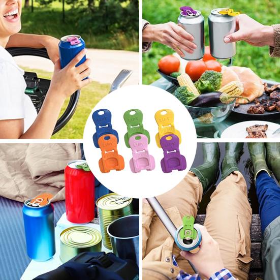 Otvírák na lahve Snadný odstraňovač víček plechovek Uzavřený nápoj Pivo Cola Otvírák Přenosný otvírák na kroužky plechovek Opakovaně použitelné kuchyňské potřeby