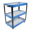 3 Tier Tool Trolley 110 LBs Load Capacity Heavy Duty Service Utility Cart for Warehouse Garage