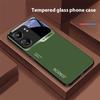 Large Window White For Xiaomi Redmi 13C Note13 12 Pro Plus 5G Note 9 13T Pro POCO X6 F5 F6 Black Tempered Glass Phone Case