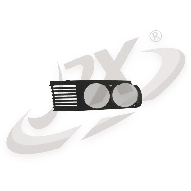 Fits 83-91 BMW 3 Series E30: Headlight Inner Frame, Outer Frame, Front Bumper Rubber Trim, Bright Strip, Rear License Plate Holder.