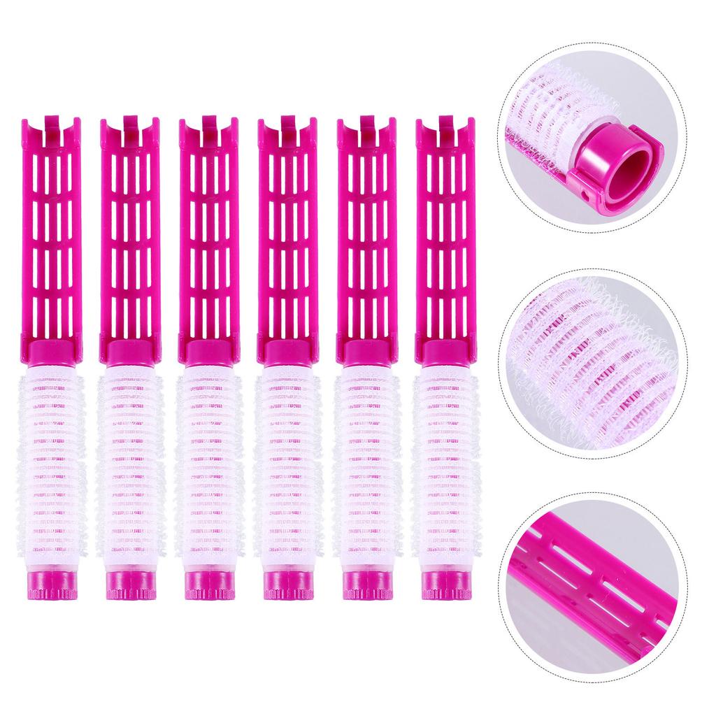 20Pcs Hair Rollers Plastic Curlers Sturdy Hair Styling Tools Easy Operation Natural Waves Travel Use Personal Styling Tools