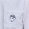 Goxo Stretch Pullover Mesh Pocket White