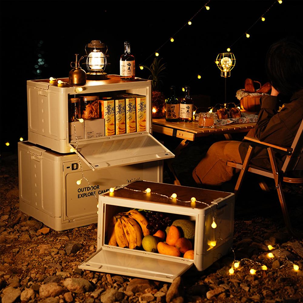 Extra Large Folding Storage Box Clothing Storage Box Household Groceries Toy Storage Box Thickened Storage Cabinet With Pulley