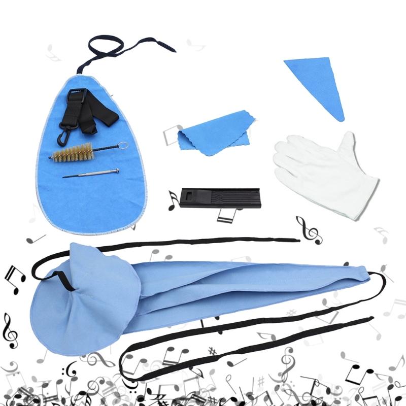 10pcs Instrument Maintenance Care Clean Cloth Cushion Reed Cases Screwdriver Kit Set for Saxophone Cleaning Maintenance