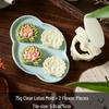 Mid-Autumn Mooncake Press - Flower Ice Skin Mold for Pastry & Mung Bean Cake