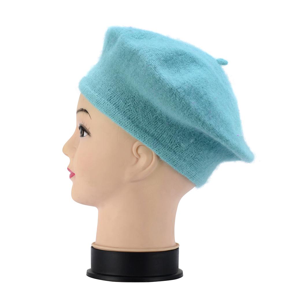 Korean Style Autumn & Winter Imitation Wool Beret Hat for Women