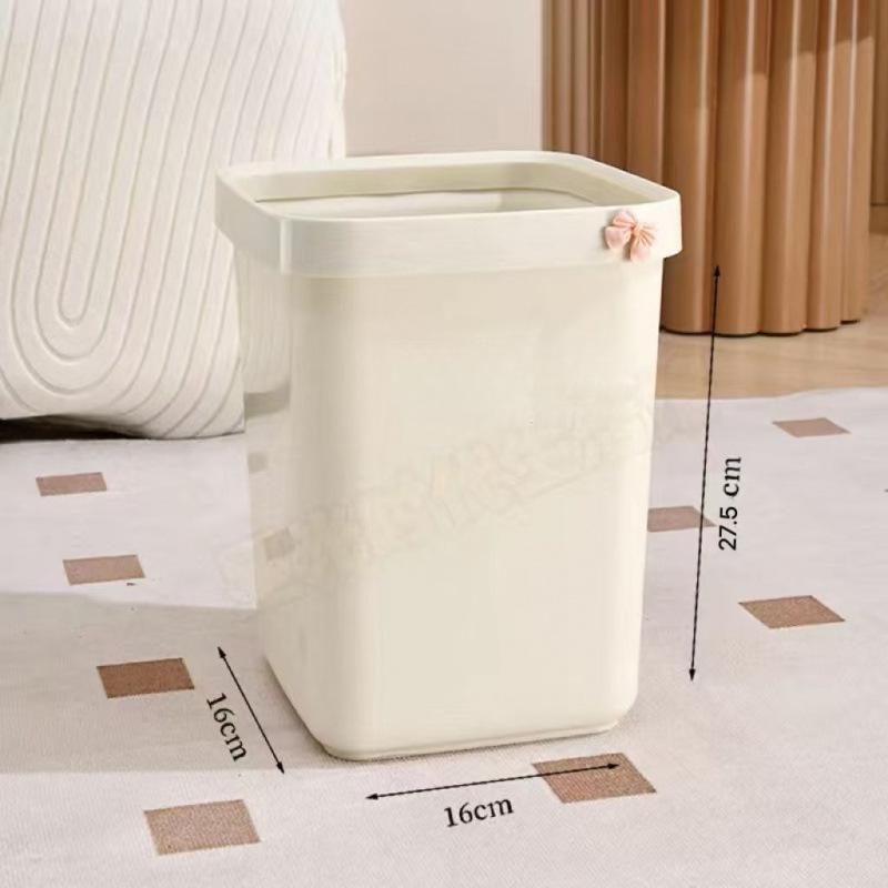 Creative & Cute Cartoon Trash Can - Large Capacity Wastepaper Basket for Kids' Bedroom or Bathroom