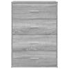 Vidaxl Chest of Drawers, Sonoma Oak Grey, 60X31X84 Cm, Wood-Based Material