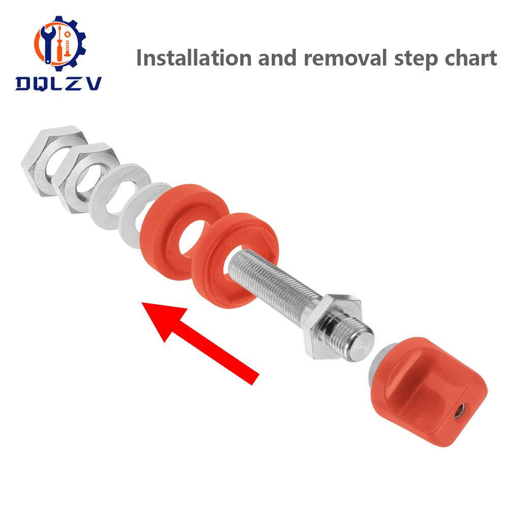 100A 4MM M6 M8 M10 Brass Connector Terminal Binding Post Nut with Caps 40-100A Large Current Banana Plug Jack Socket Connectors