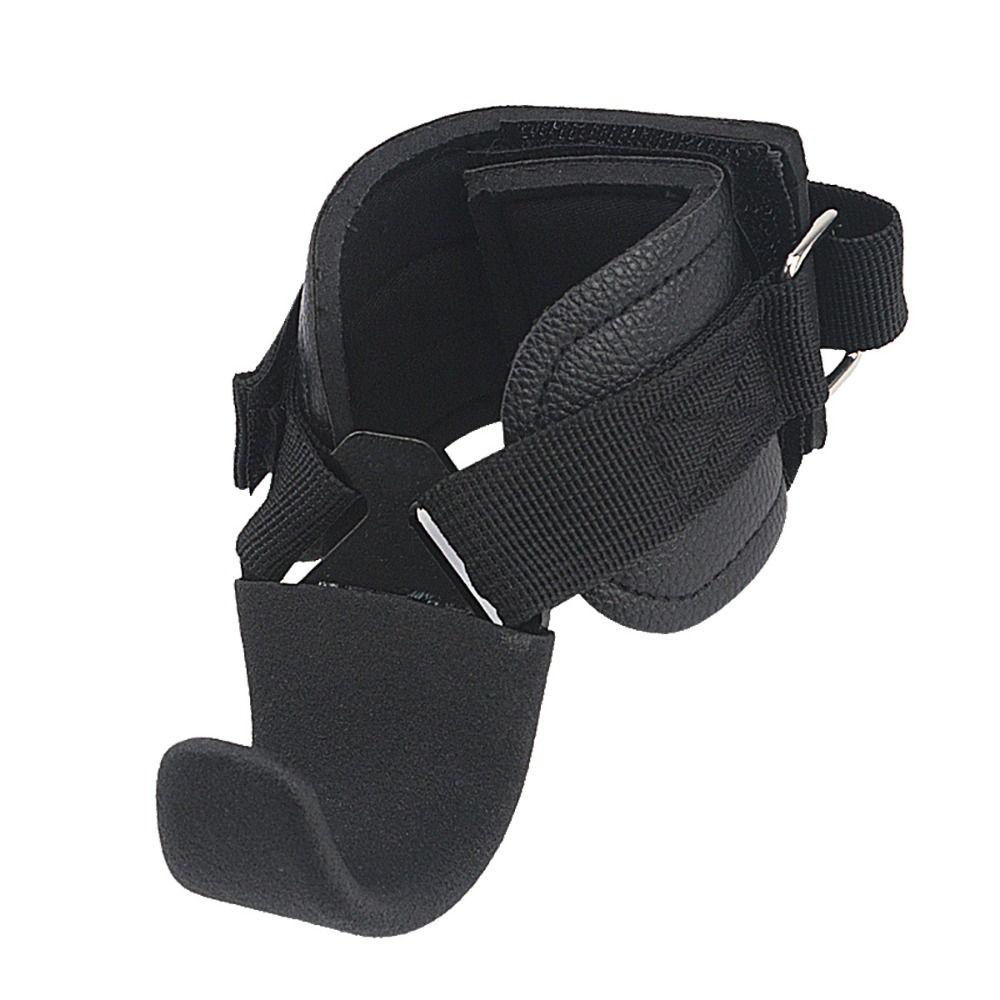 1 Pair Pull-up Hook Type Lifting Straps Non-Slip Deadlift Weight Lifting Grip Hook Adjustable Soft Auxiliary Power Wrist Guard