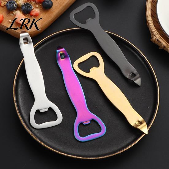 Durable Bottle Opener And Can Opener, Stainless Steel Design, Double-Head Food-grade Manual Punch Multi-Functional Portable Kitchen Bar Tool Colorful