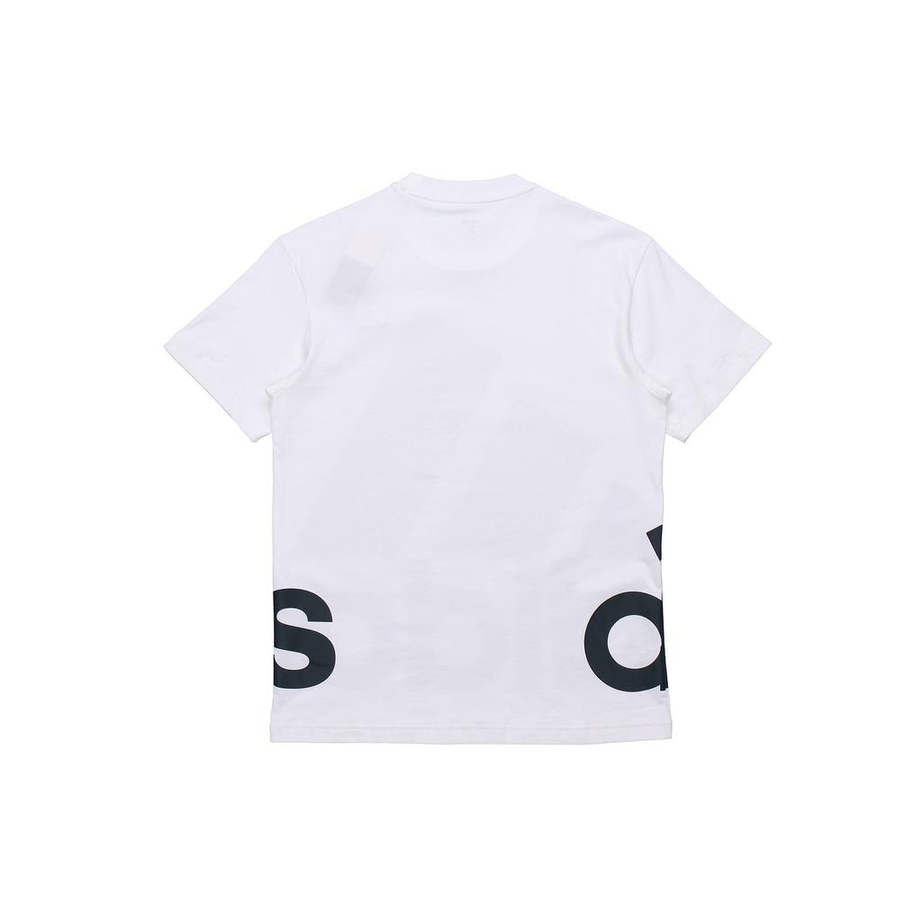 adidas T-Shirts Herren Weiß Rundhals Mäßig Gerader Schnitt GK3328