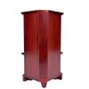 1/12 Scale Miniature Wood Corner Display Cabinet For Doll House Accessories With MultiTier Storage Design Scene Decors