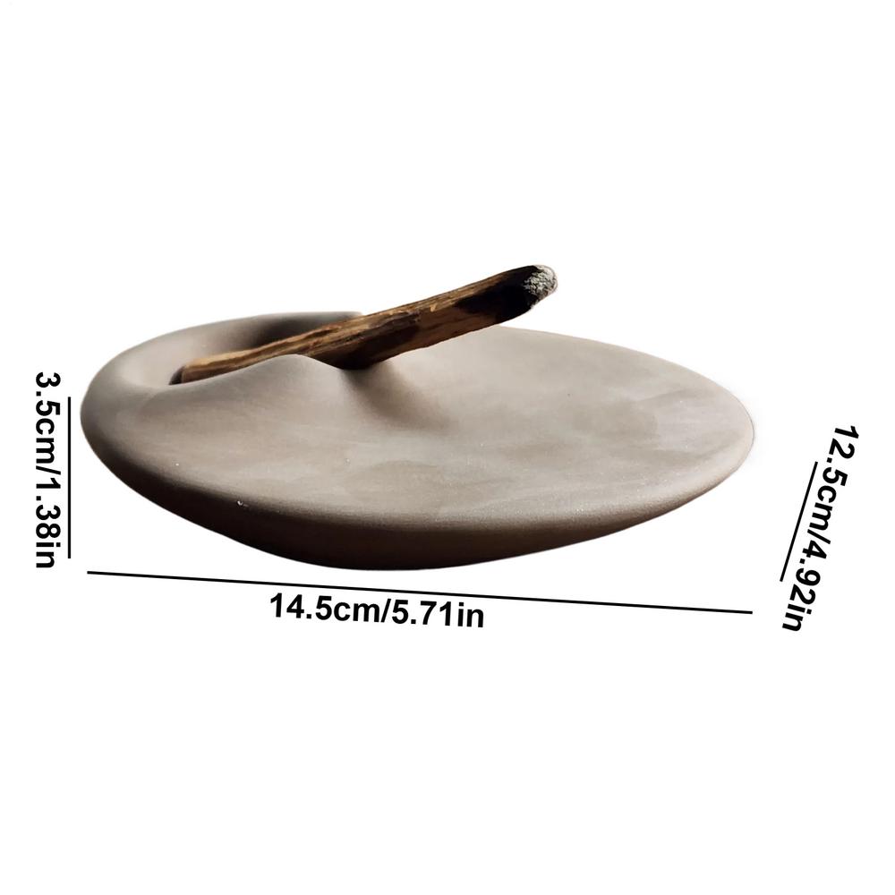Palo Santo Holder Practical Ceramic Sage Holder And Incense Burner Handcrafted Sage Smudge Bowl And Scent Stand For Home Decor