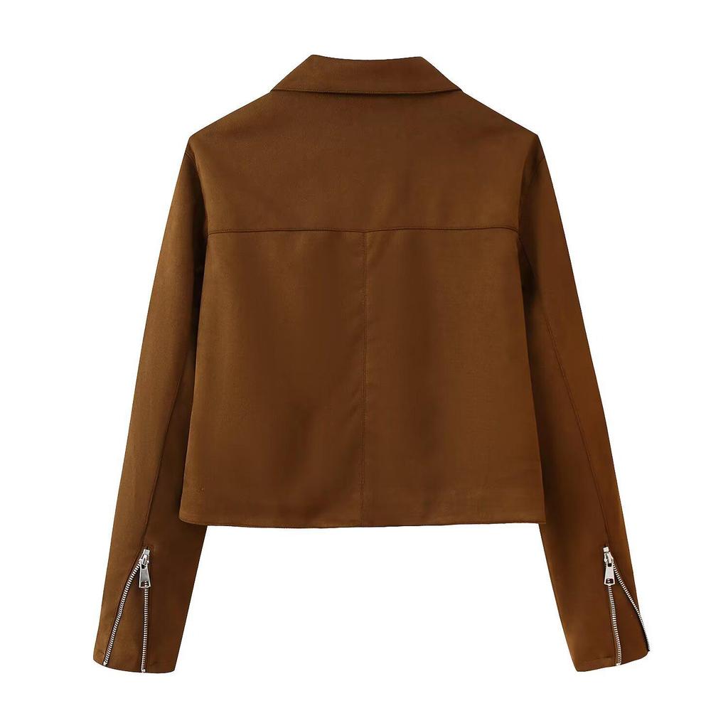2025 Autumn Women's Fashion: Old Money Retro Commuter Lapel Jacket