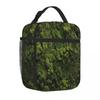 Bestselling Moss Pattern Natural Freshness Gloss Finish Bento Bag Festival Outing School Lunch Bag