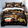 Tupac Themed Bedding Set – All Eyes On Me Bedding Set (1 Duvet Cover, 2 Pillowcases, Duvet Not Included)