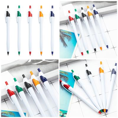 Druckkugelschreiber mit Stiftclip, 12 Stück, Büro-Signierstift, Signaturstift, glatt zum Schreiben für die Hotelrezeption